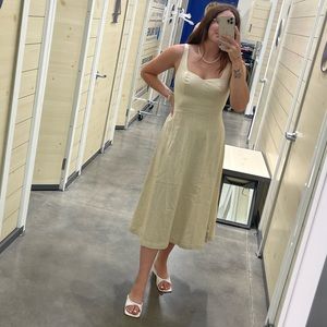Old Navy Linen Fit and Flare dress